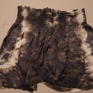 Stark Tie-Dye Smocked Mini Skirt - Size Small